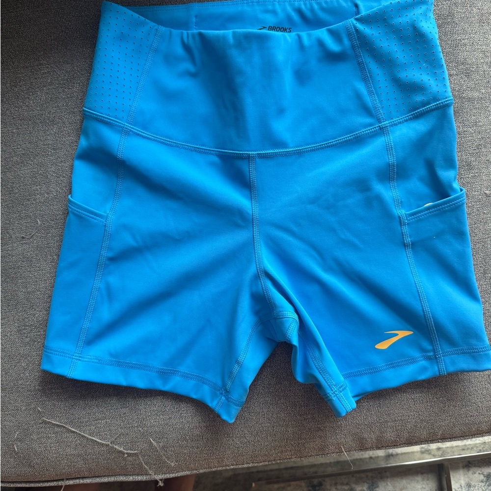 Brooks Women's Vibrant Blue Athletic Shorts